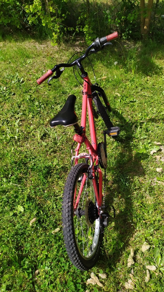 Rower Decathlon B'Twin 20" Racingboy 320 Czerwony Kędzierówka