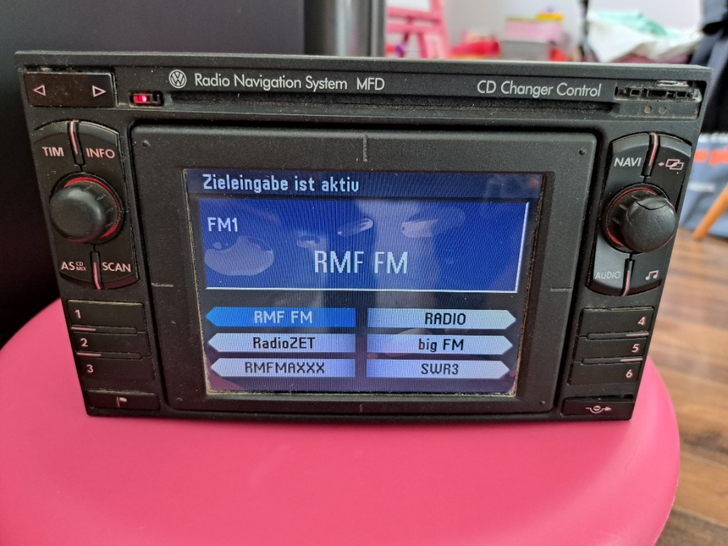 VW radio Navigation System MFD + Kod +zmieniarka Koszalin Kup teraz