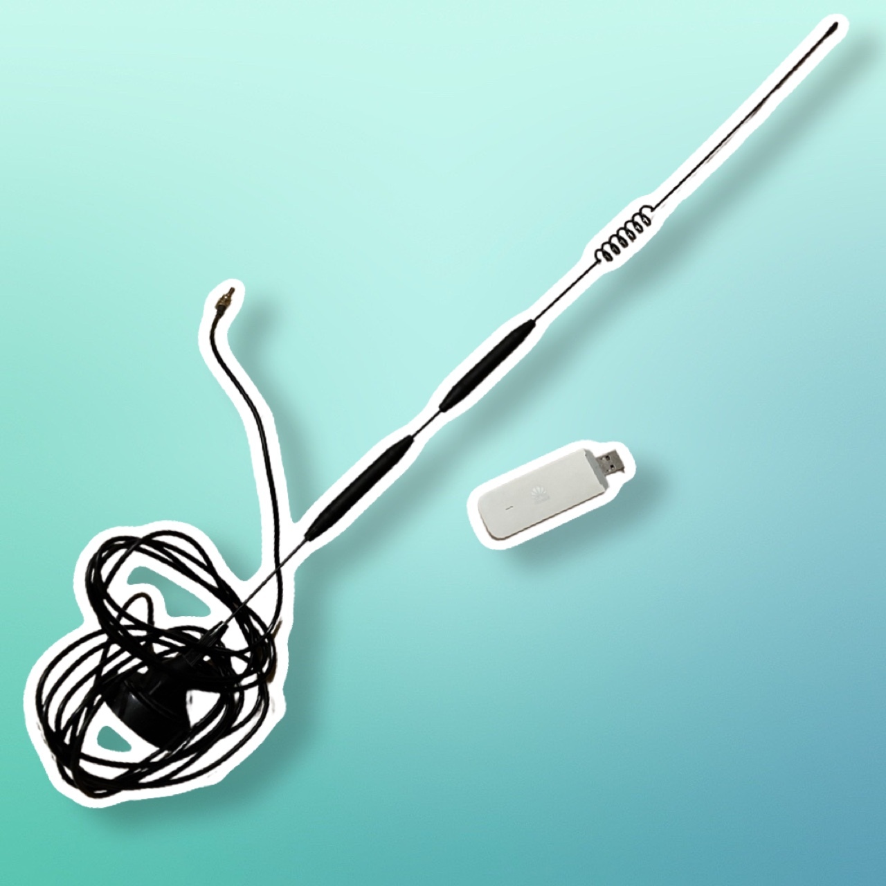 Modem Huawei e3372 LTE 4G antena 60cm aero2 hilink Poznań Kup teraz