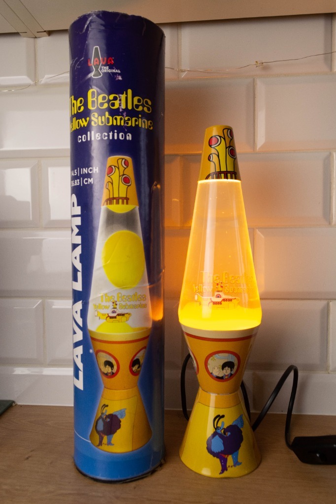 The Beatles Yellow Submarine lava lamp oryginalna Świdnik Kup teraz