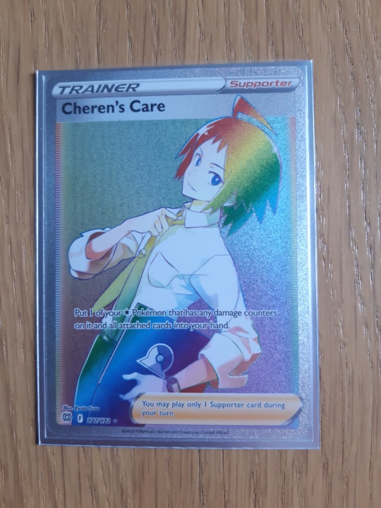 Karta Pokemon Cheren's Care Rainbow Brilliant Star Kraków Kup teraz