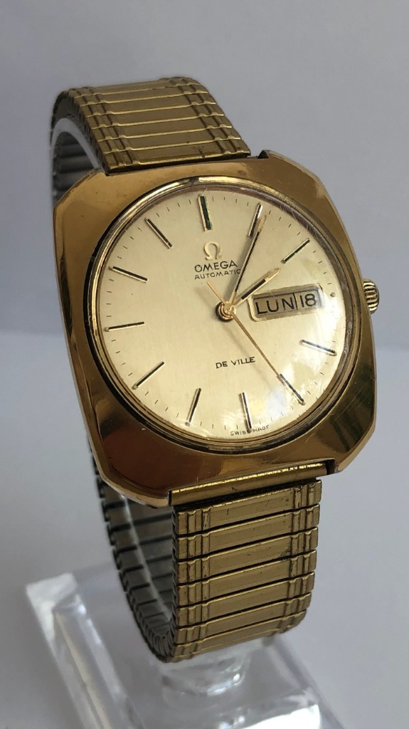 Omega de Ville Automatic Day Date, męski pozłacany Starachowice