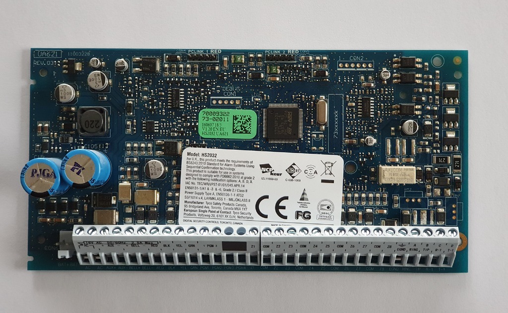 centrala DSC HS2032 + manipulator DSC HS2LCD | Warka | Kup teraz na