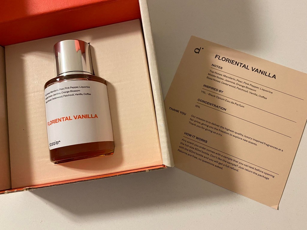 Perfumy Dossier FLORIENTAL VANILLA Wołomin Kup teraz na Allegro