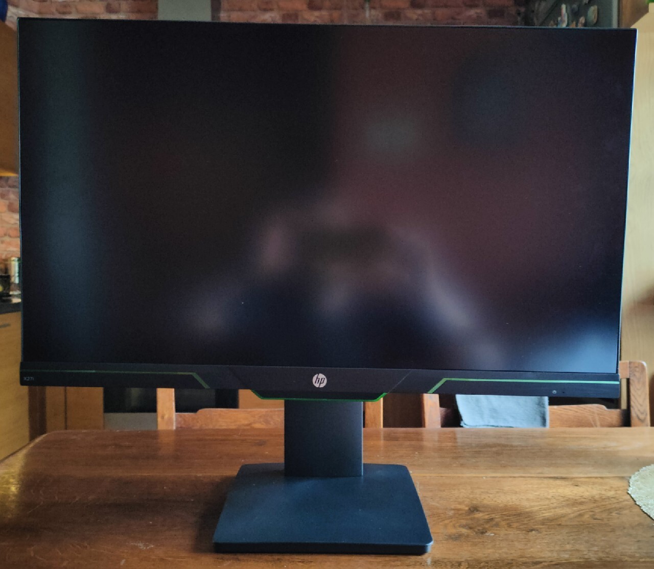 Monitor gamingowy HP X27i 2K 144Hz Stasi Las Ogłoszenie na Allegro