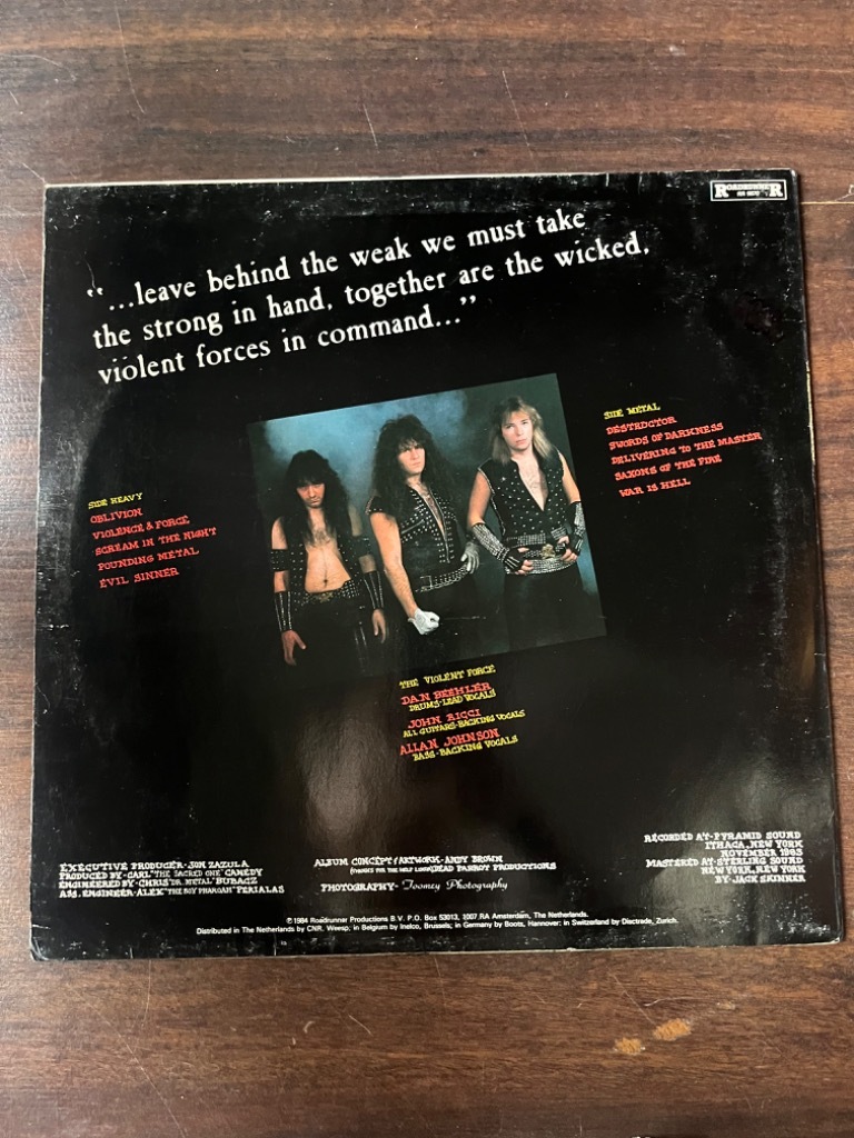 Exciter Violence and Force pierwsze wydanie Bytom Kup teraz na