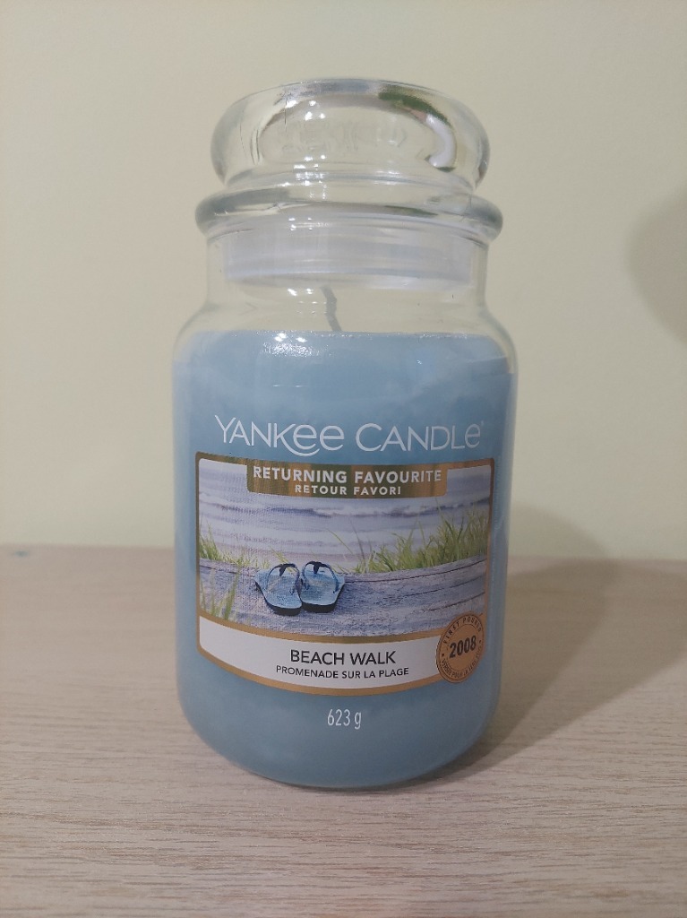 Yankee Candle Beach Walk świeca duża 623g Łódź Kup teraz na Allegro