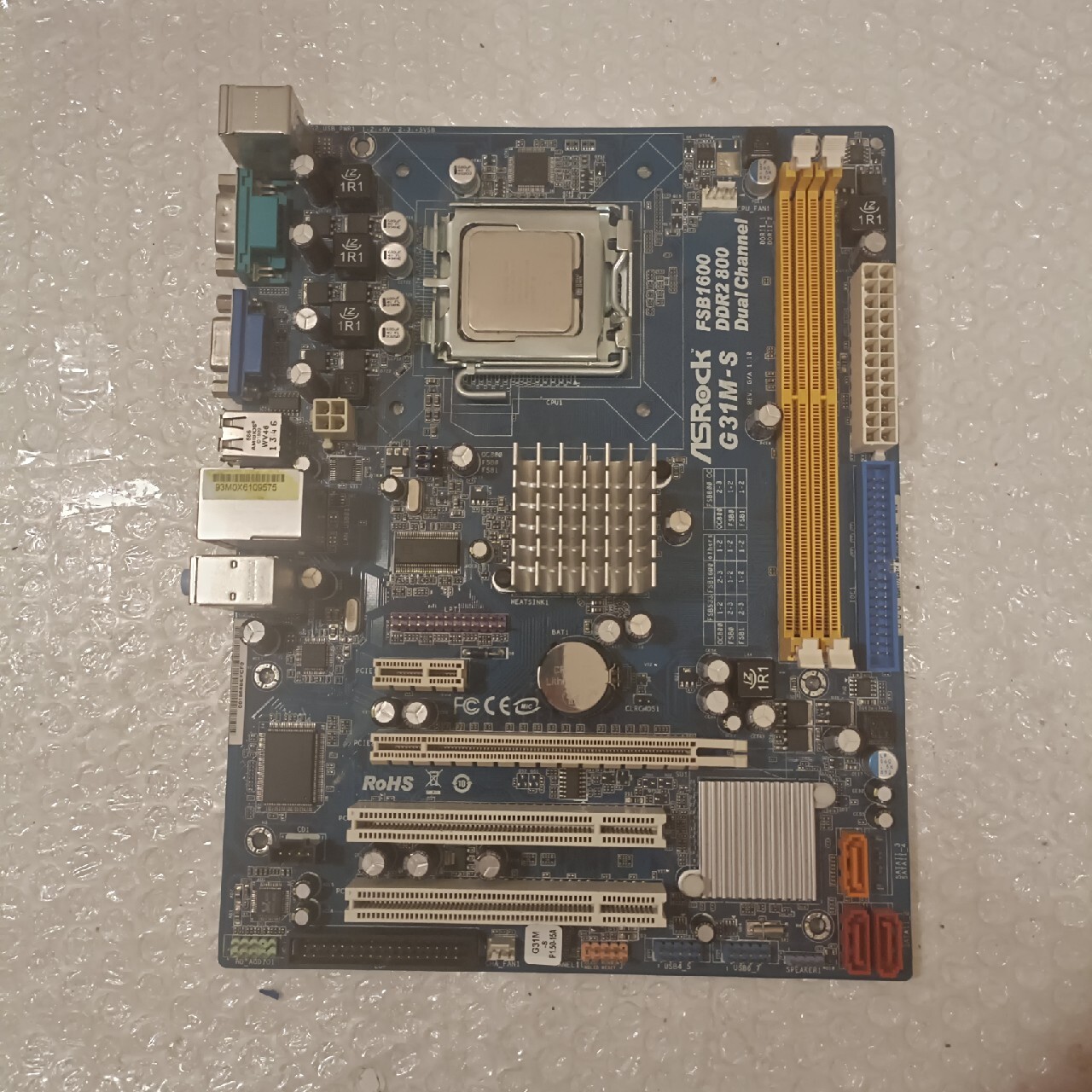 Płyta główna AsRock G31MS + Core 2 Duo E8400 Ruda Śląska Kup teraz