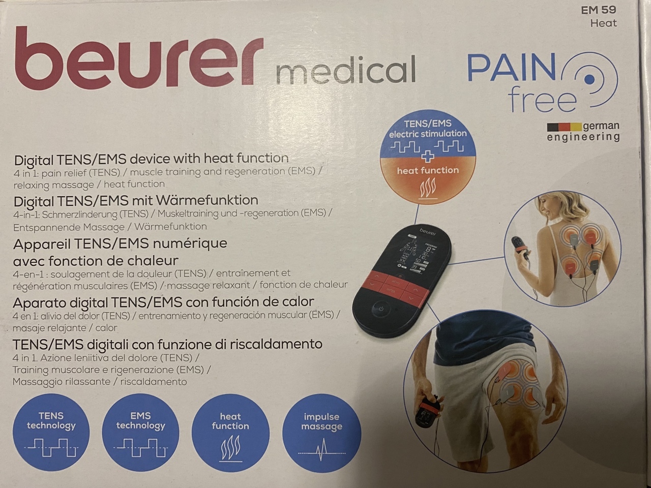 cyfrowe urządzenie BEURER EM 59 Heat | Katowice | Kup teraz na Allegro