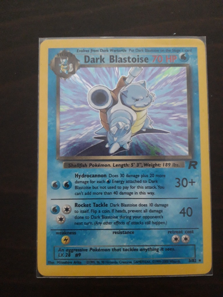 Karta Pokemon dark blastoise holo Szczecin Kup teraz na Allegro