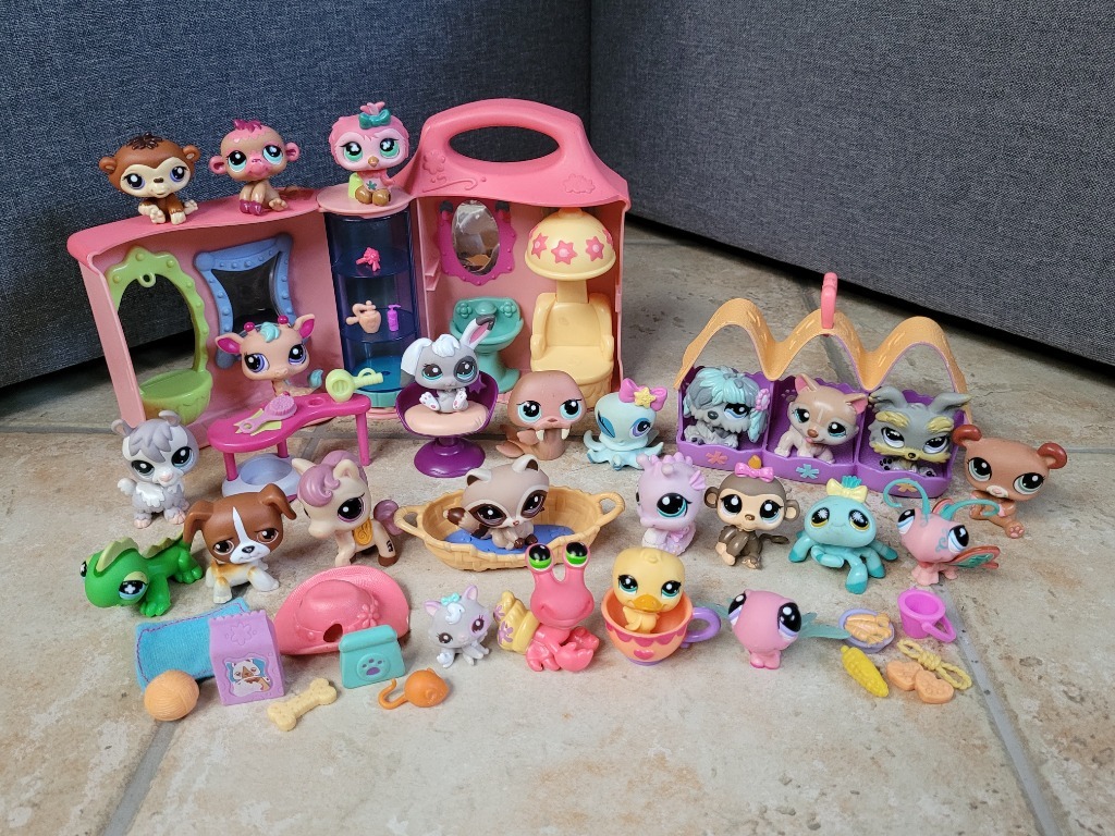 Littlest Pet Shop Zestaw 16 LPS Dodatki Domek Środa Wielkopolska Kup