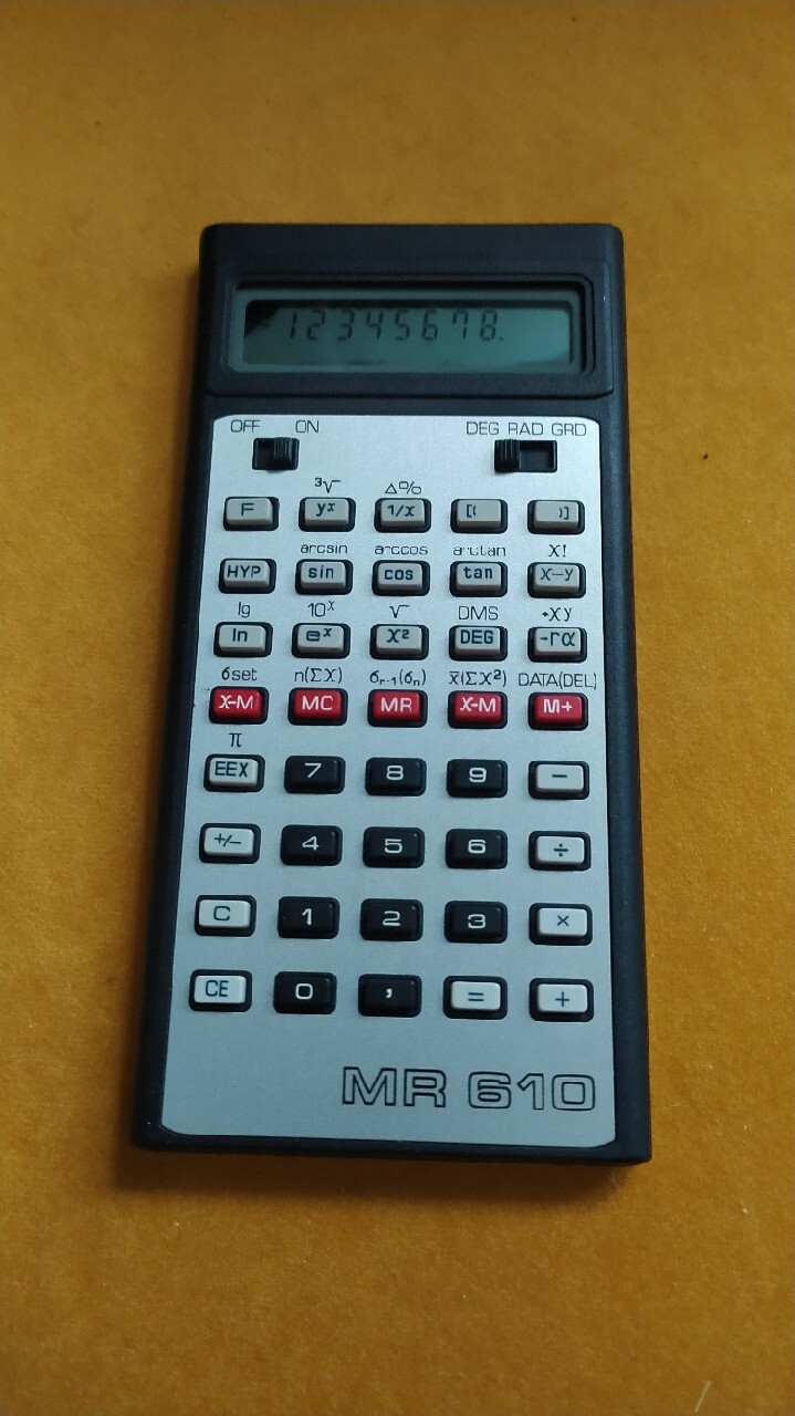 Popularny Kalkulator naukowy MR610 z lat 80/90 Łódź Licytacja na