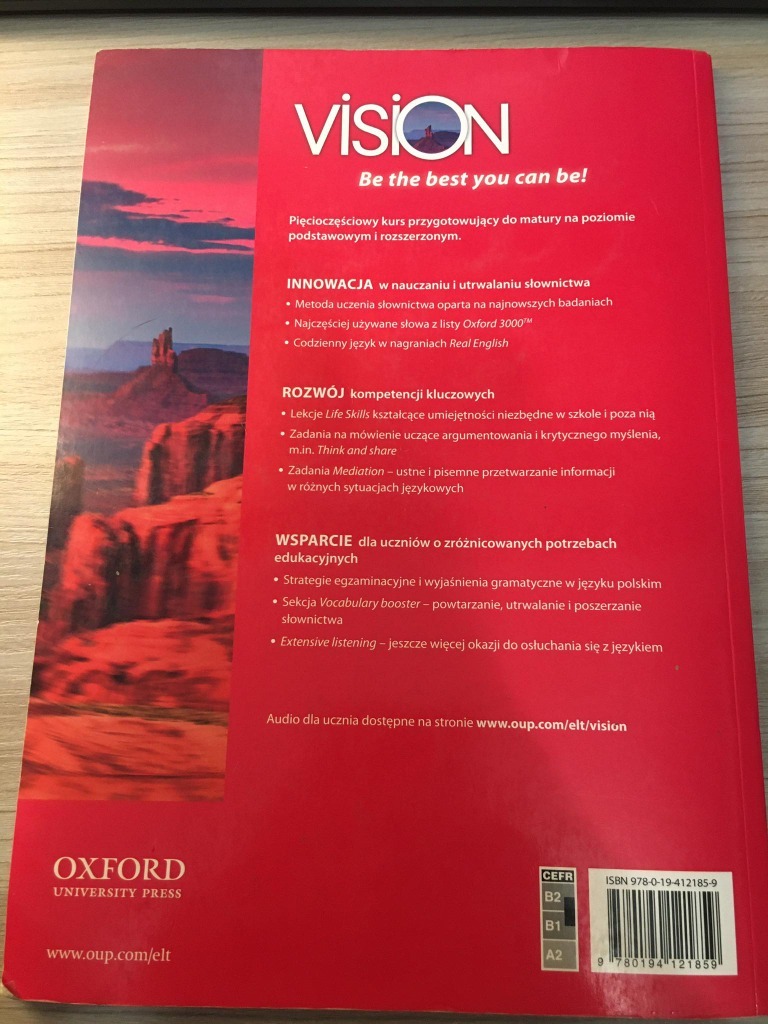 Oxford Vision 3 Student's Book B1/B2 Lublin Kup teraz na Allegro