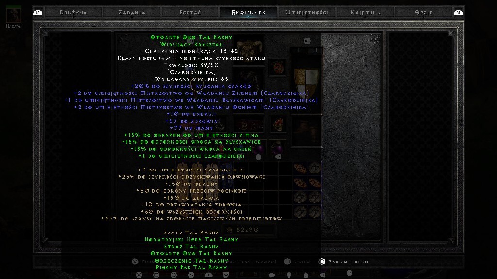 Diablo 2 Ressurected ps4/ps5 Tal Rasha pełen set Warszawa Kup teraz