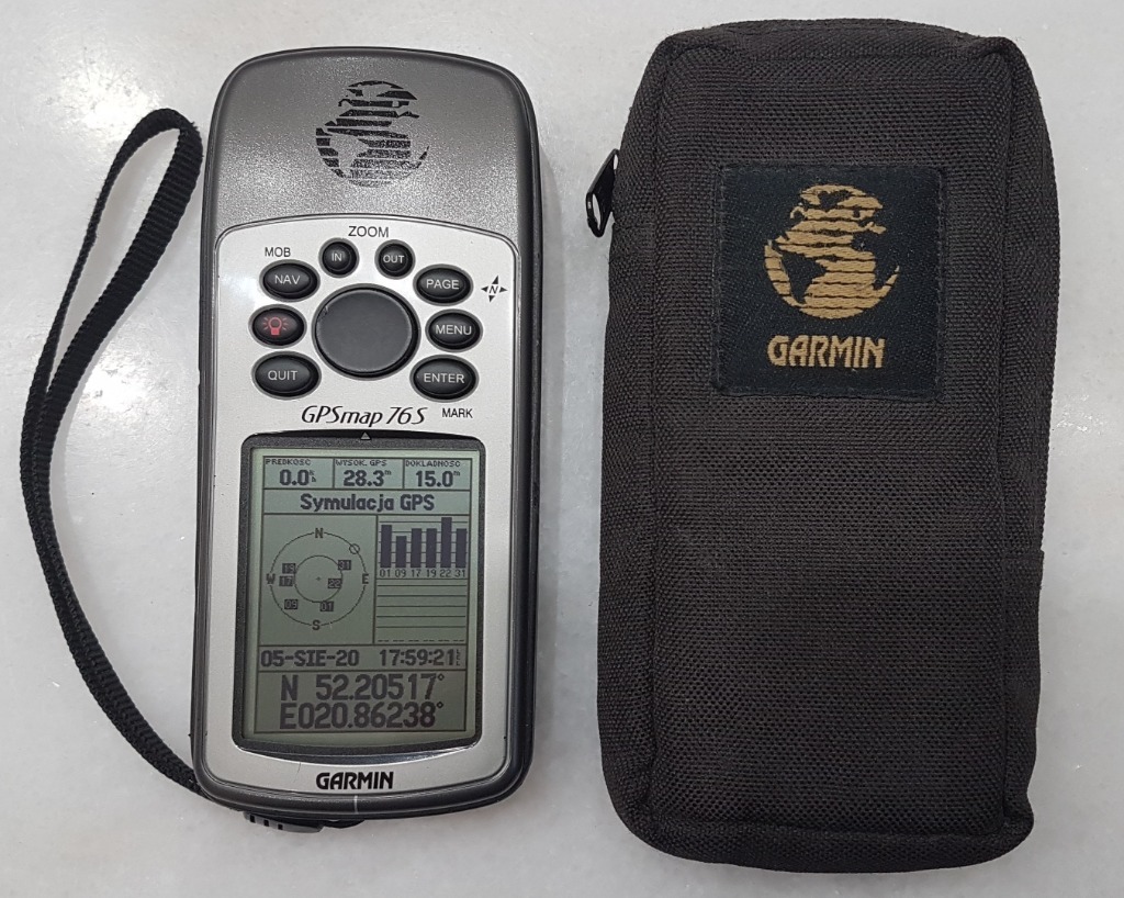 ODBIORNIK GPS GARMIN GPSMAP 76s MAPA MAZUR WAWA!!! Warszawa Kup