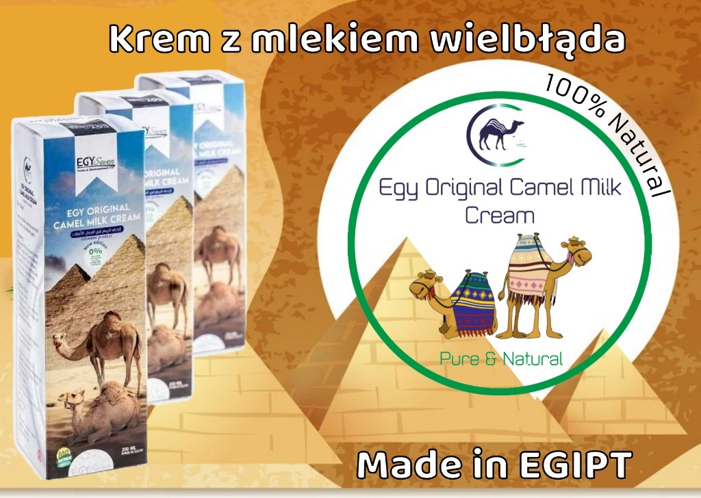 EGY ORIGINAL CAMEL MILK CREAM Egipt Krem Balsam Olsztyn Kup teraz