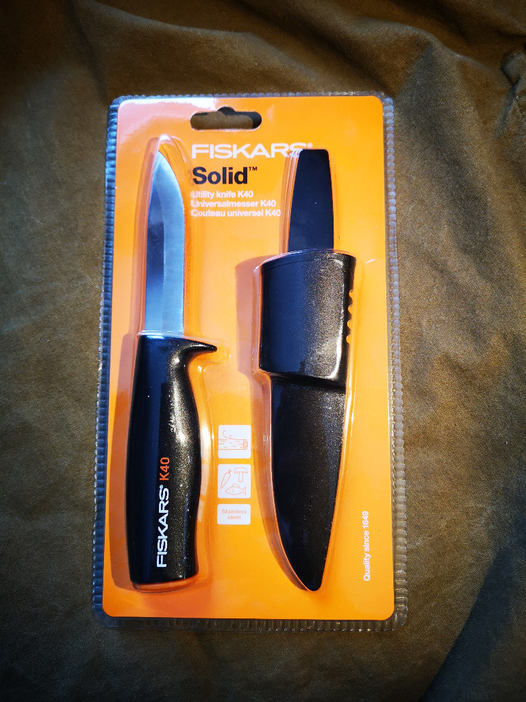 Nóż fiskars solid k40 nowy, podobny do mora Bytom Kup teraz na