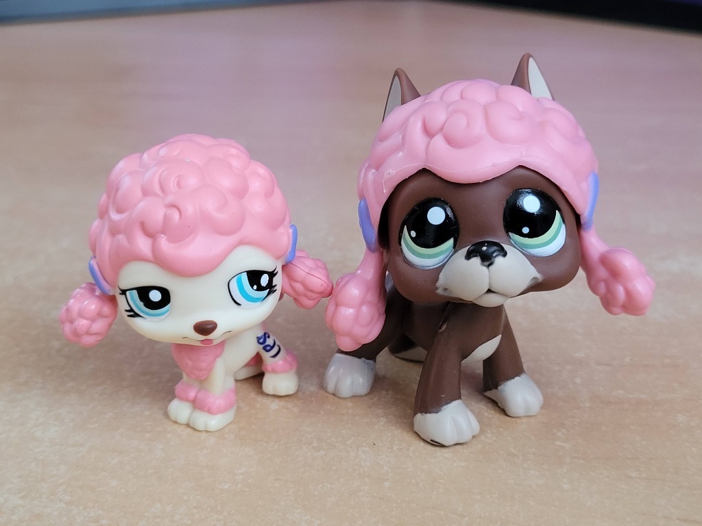 LPS Littlest Pet Shop zestaw pies dog 1519 1520 Środa Wielkopolska