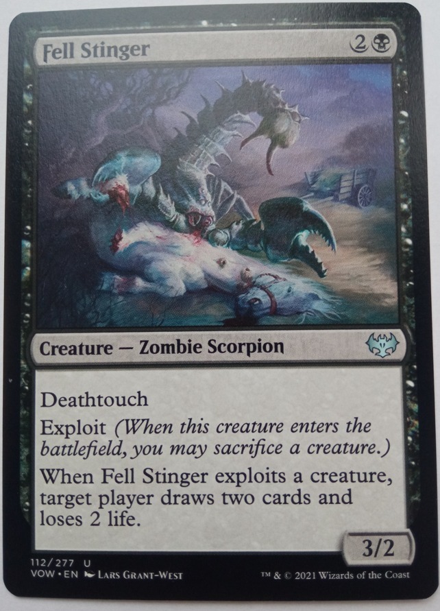 Karta Mtg Fell Stinger x2 Łódź Kup teraz na Allegro Lokalnie