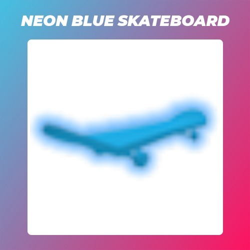 Roblox Adopt Me Neon Blue Skateboard CzechowiceDziedzice Kup teraz