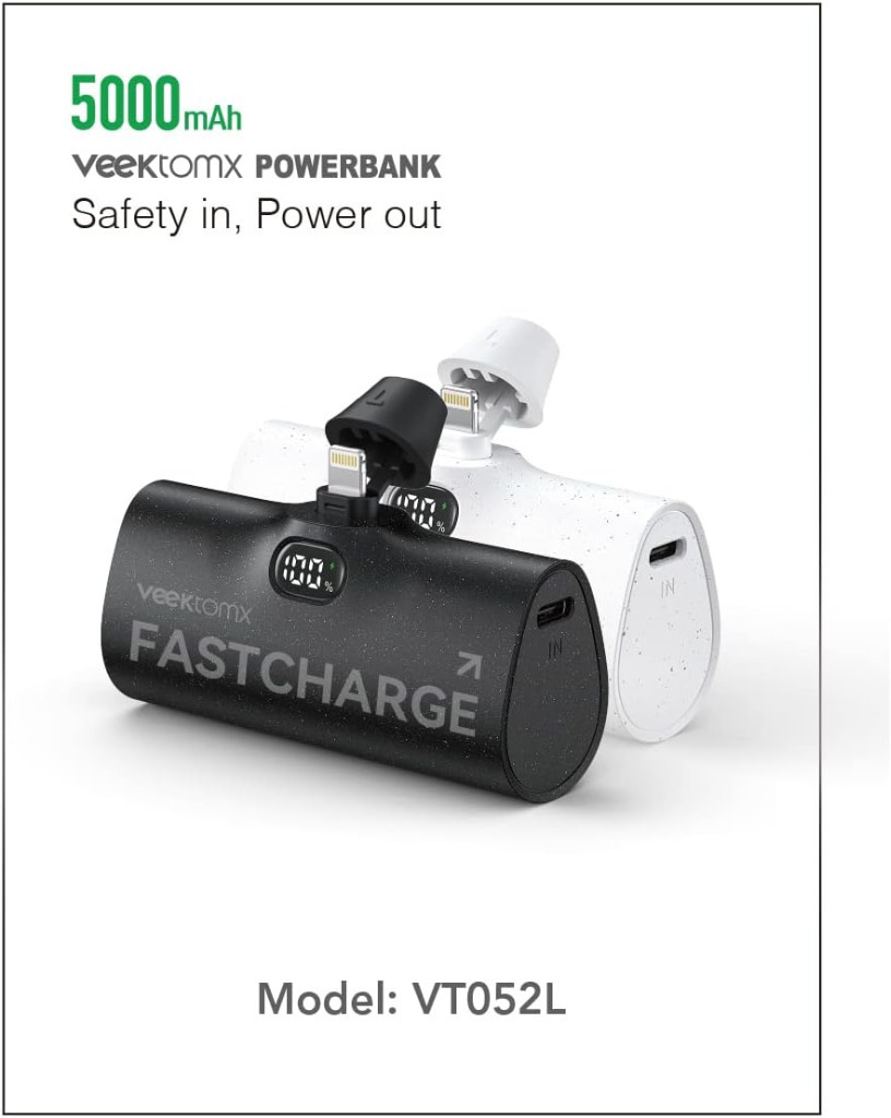 VEEKTOMX 5000mAh Mini power bank 20W | Warszawa | Kup teraz na Allegro