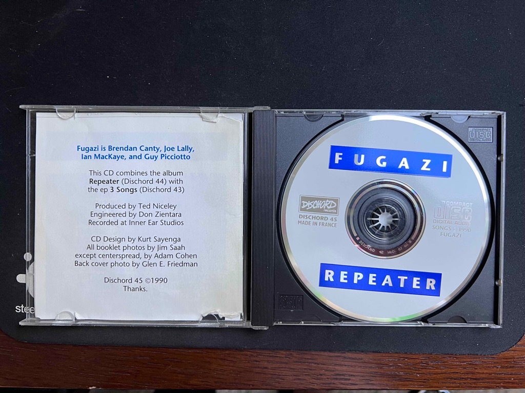 FUGAZI REPEATER + 3 SONGS CD DISCHORD 45 Szczecin Kup teraz na
