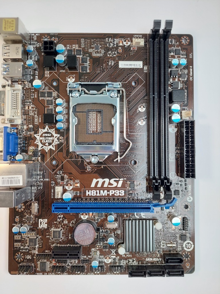 Płyta główna MSI H81M-P33 | Kazimierz Biskupi | Licytacja na Allegro