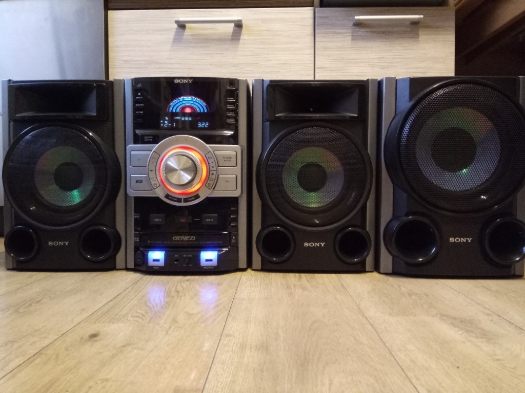 SONY MHCGTZ3I POTĘŻNA CD 2xUSB RADIO AUX MIC 780W Łobez Kup teraz