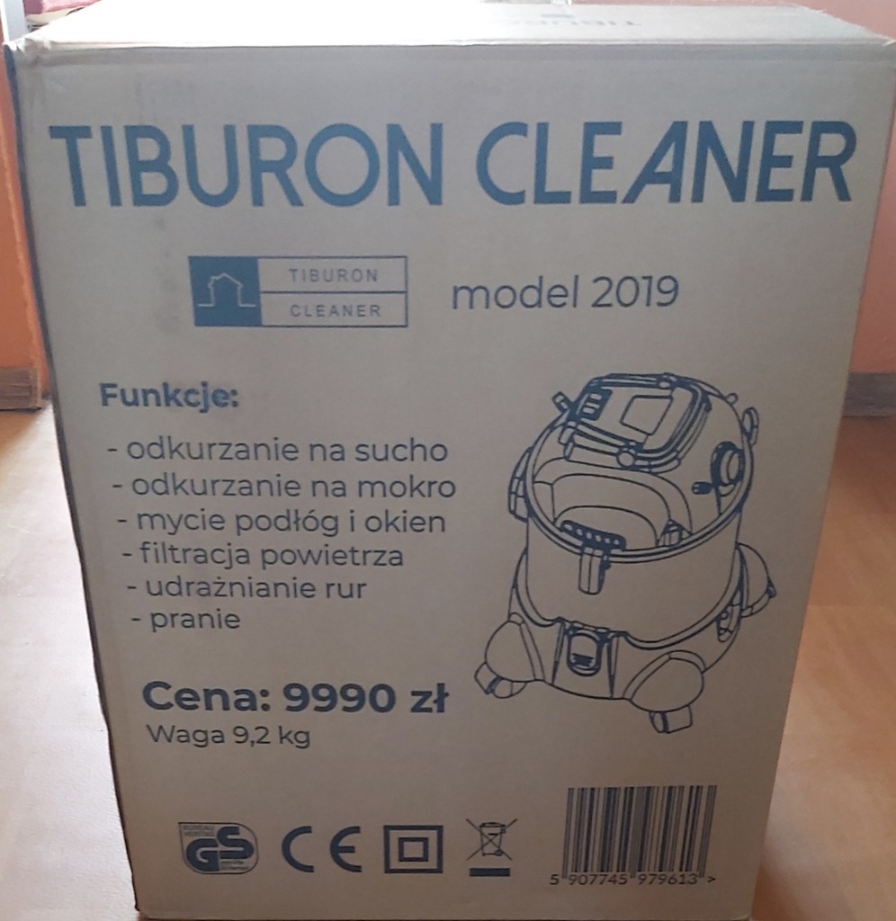 TIBURON CLEANER model 2019NOWY ODKURZACZ Bydgoszcz Kup teraz na