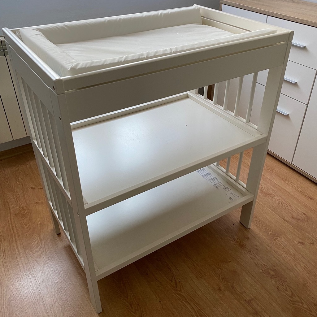 Ikea GULLIVER Stół do przewijania, biały Kęty Kup teraz na Allegro