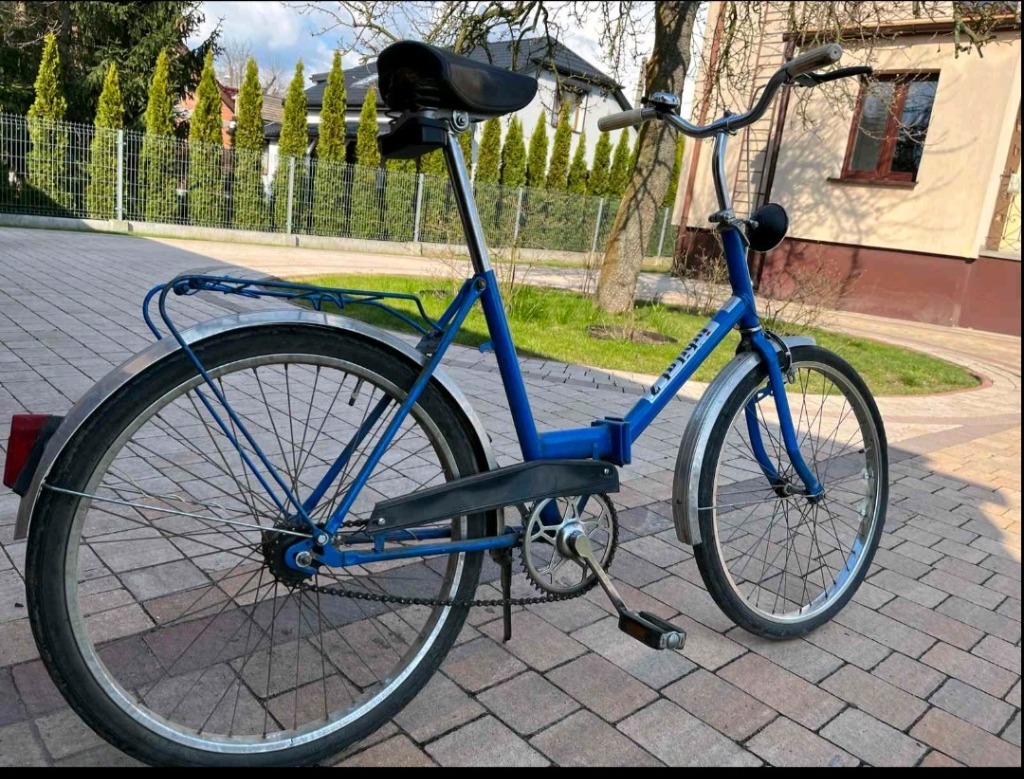 Rower składak Jubilat 2 PRL Sieradz Licytacja na Allegro Lokalnie