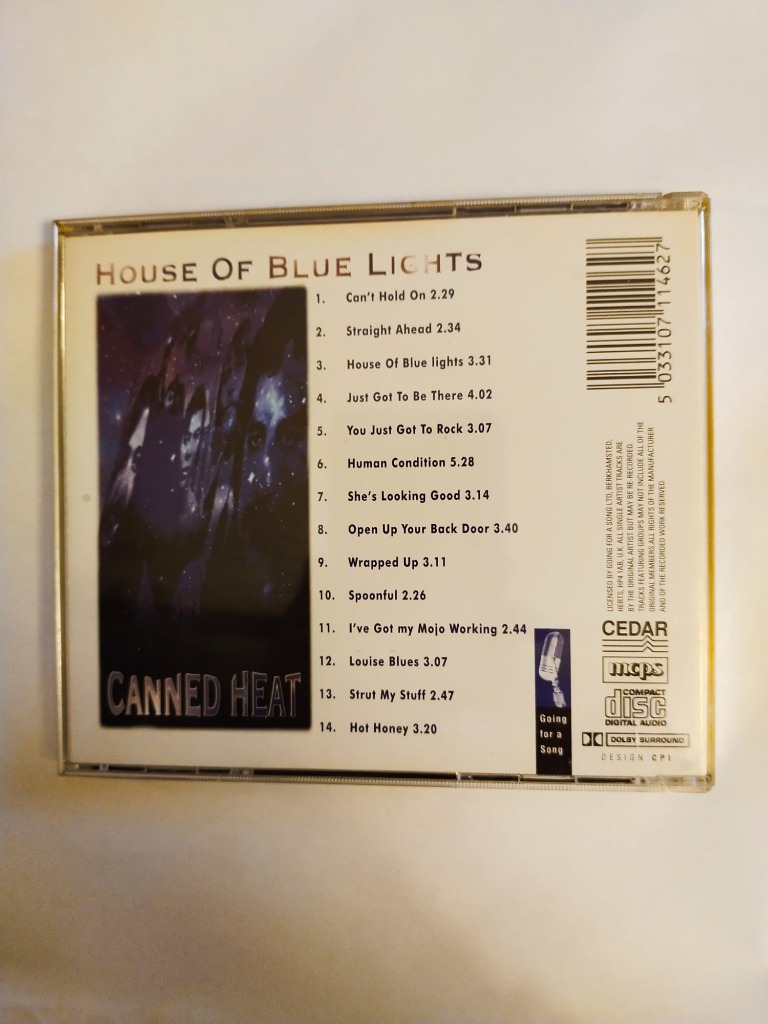 CD CANNED HEAT House of blue lights Wrocław Licytacja na Allegro