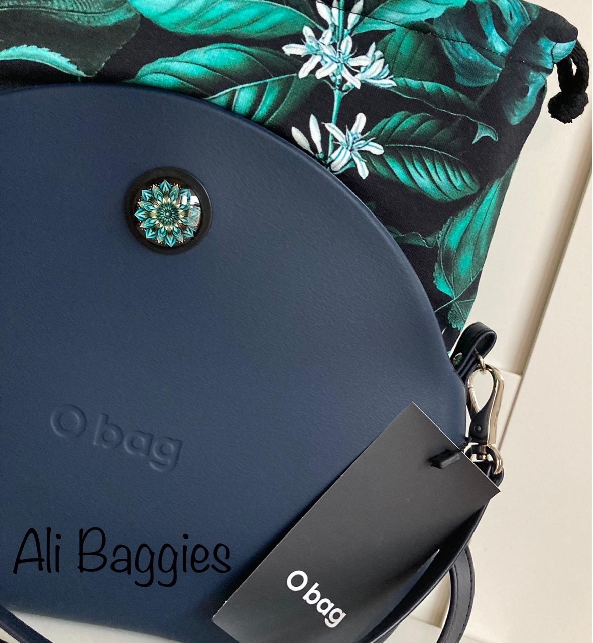 Obag Moon light Granat Liście Kawy O bag zestaw Poznań Kup teraz na