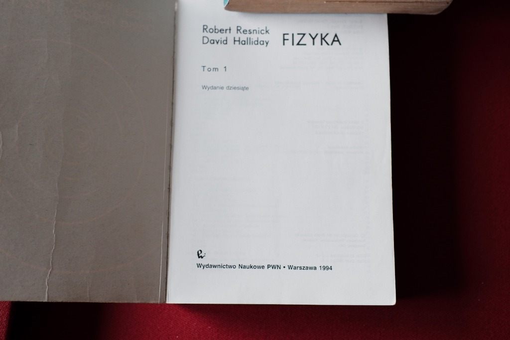 FIZYKA Resnick Halliday tom 1 i 2 Częstochowa Kup teraz na Allegro