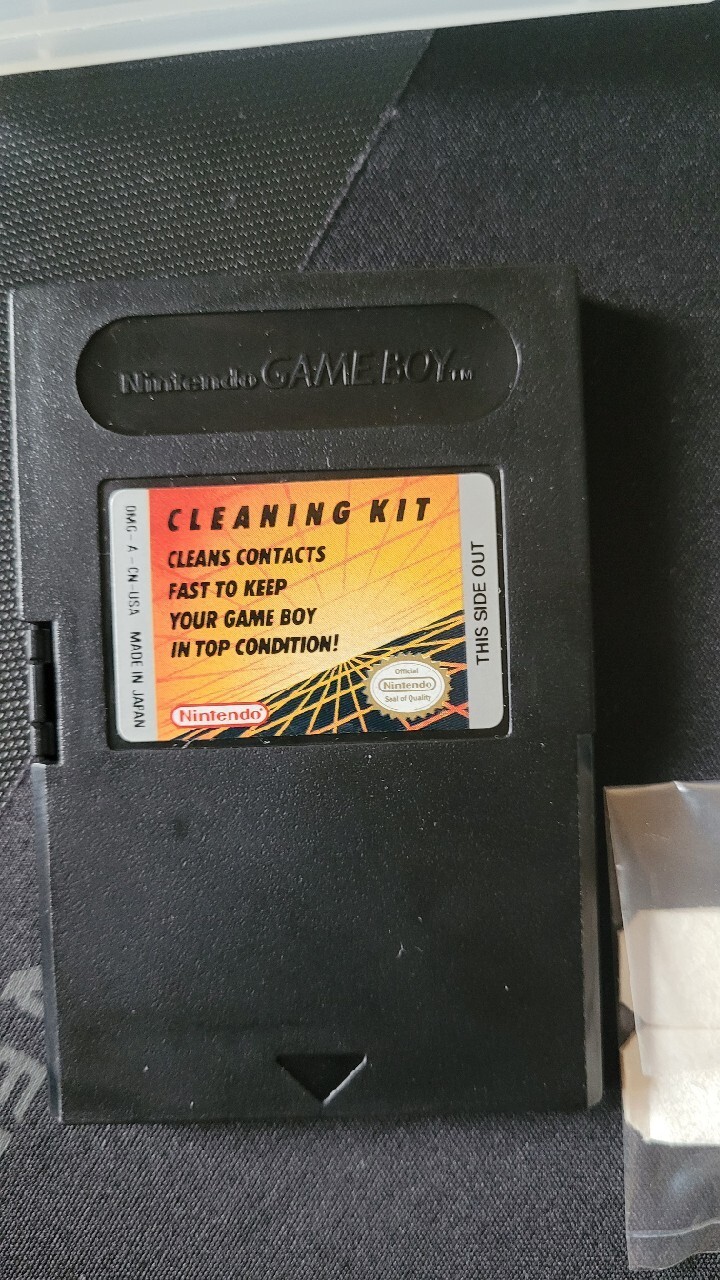 CLEANING KIT game boy oryginalny USA. Nowy Sącz Kup teraz na