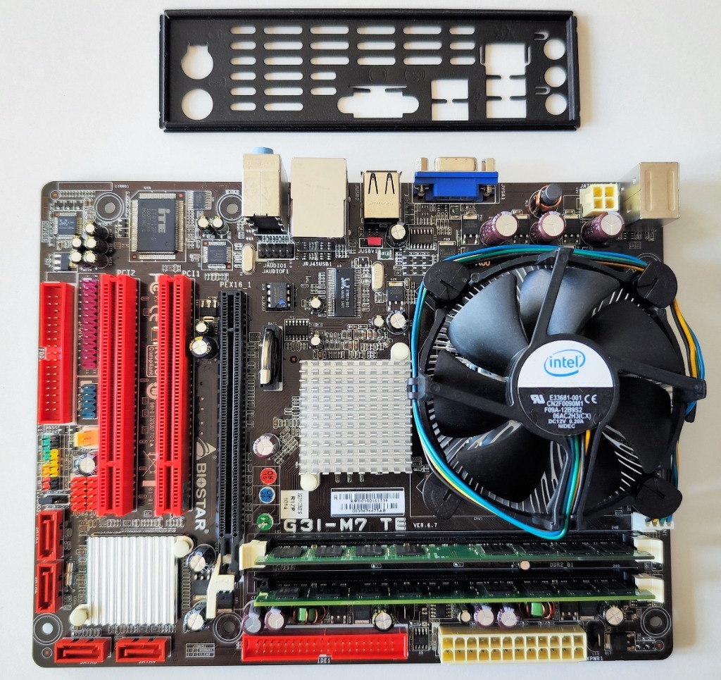 Płyta Biostar G31M7 TE+procesor+RAM+chłodzenie Kamienna Góra Kup