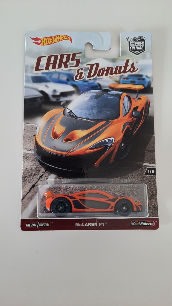 Hot Wheels Cars & Donuts McLAREN P1 Tomaszów Mazowiecki Kup teraz