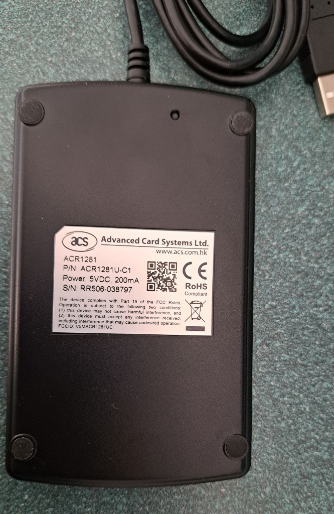 ACS ACR1281 USB Reader Contactless | Łódź | Licytacja na Allegro Lokalnie