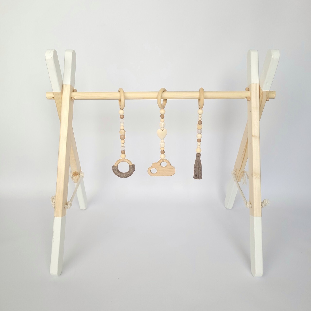 Zawieszki stojak gimnastyczny Baby Gym 3 szt Łódź Kup teraz na