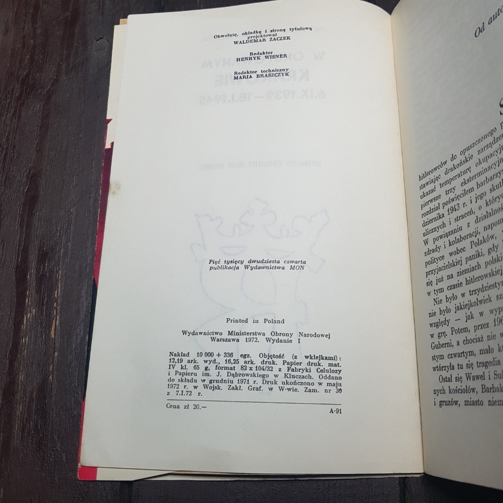 W OKUPOWANYM KRAKOWIE Stanisław DąbrowaKostka Tarnów Kup teraz na Allegro Lokalnie