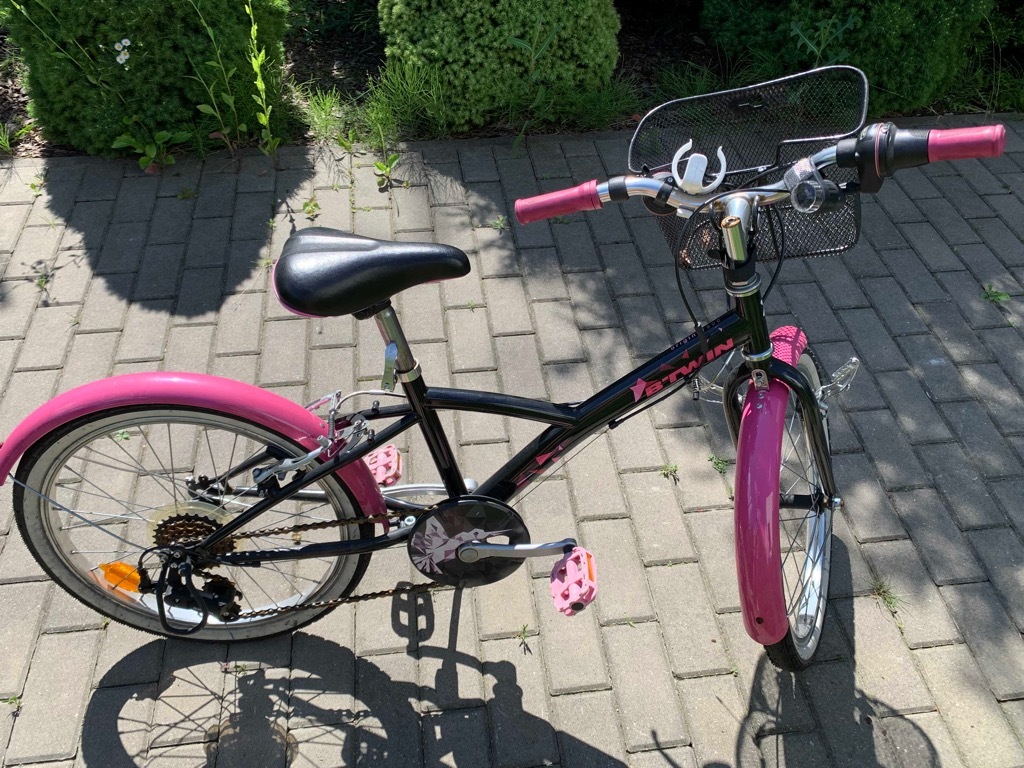 Rower 20 cali B'twin Decathlon dla dziewczynki Warszawa Ogłoszenie