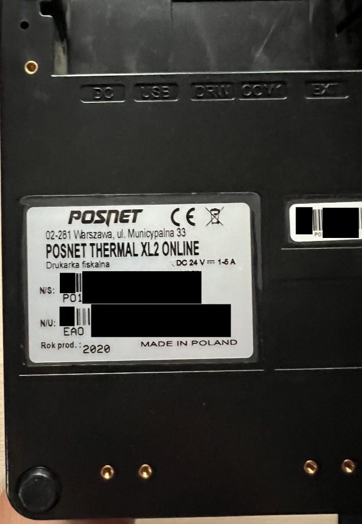 Drukarka fiskalna Thermal XL2 Online zlik Oświęcim Kup teraz na Allegro Lokalnie