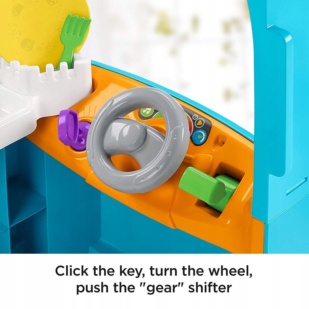 Fisher Price samochód FOOD TRUCK KUCHNIA KASA 24H 8596332082