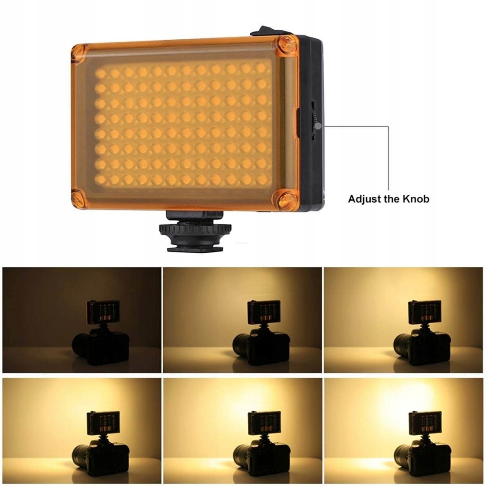 Ulanzi lampa led 96 diod do telefonu aparatu 8633544417 oficjalne