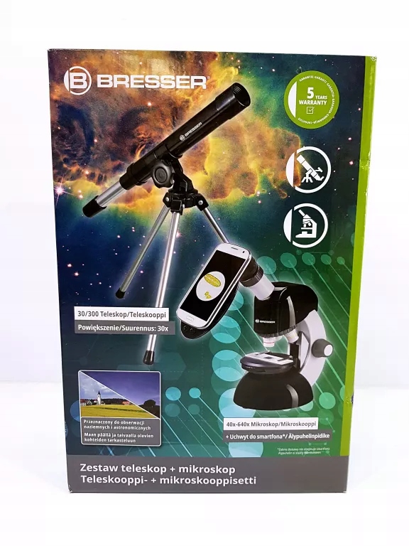 BRESSER ZESTAW TELESKOP I MIKROSKOP LIDL 13035779569 oficjalne