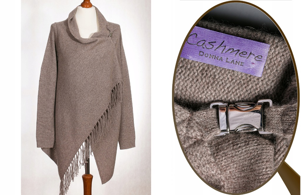 CASHMERE DONNA LANE KARDIGAN 100 KASZMIR 38 11800959965 oficjalne