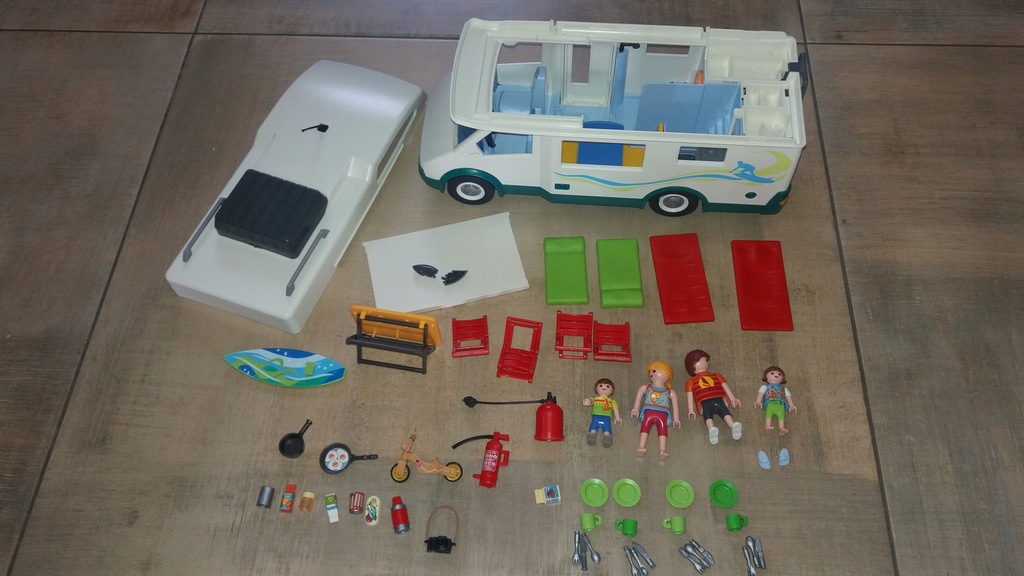 Playmobil 6671 Rodzinne auto kempingowe kamper 12153983029