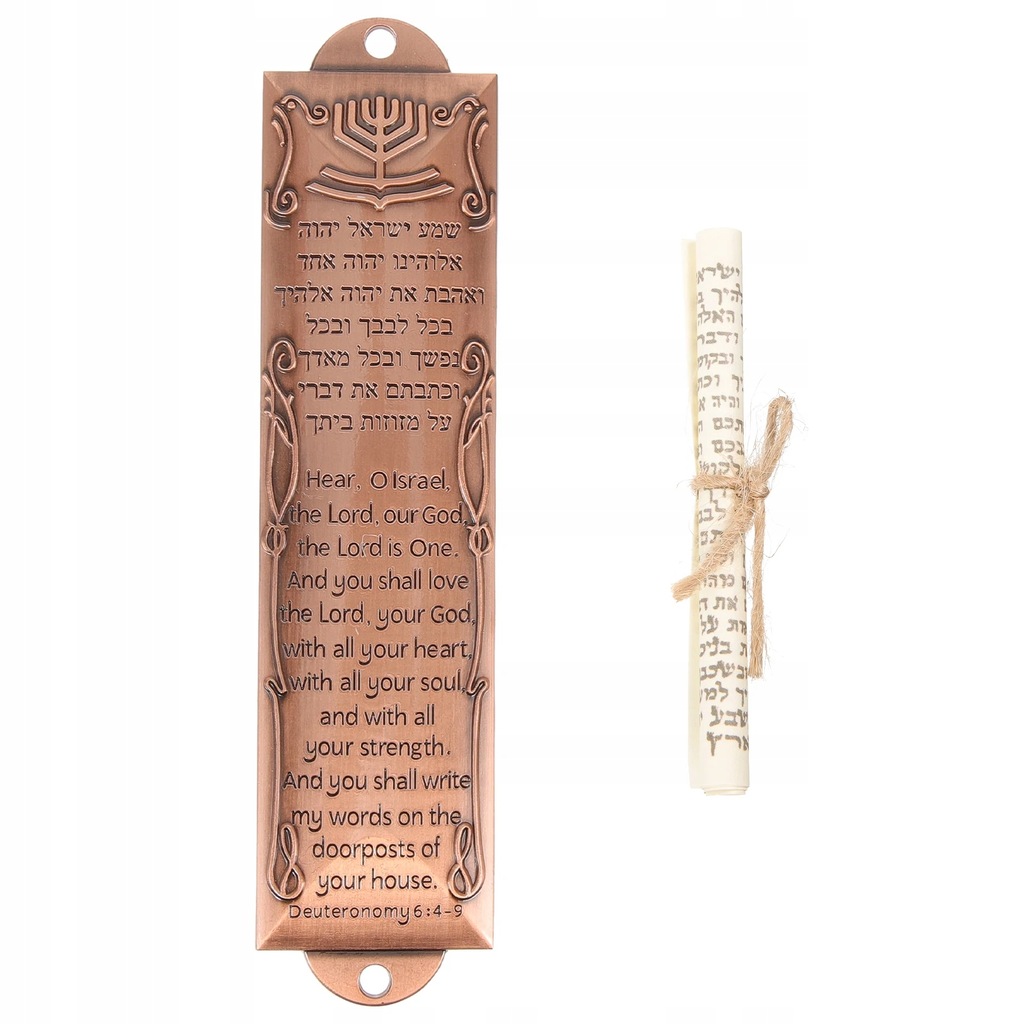 Gift Israel Retro Decor Scripture Mezuzah 13954739488 oficjalne