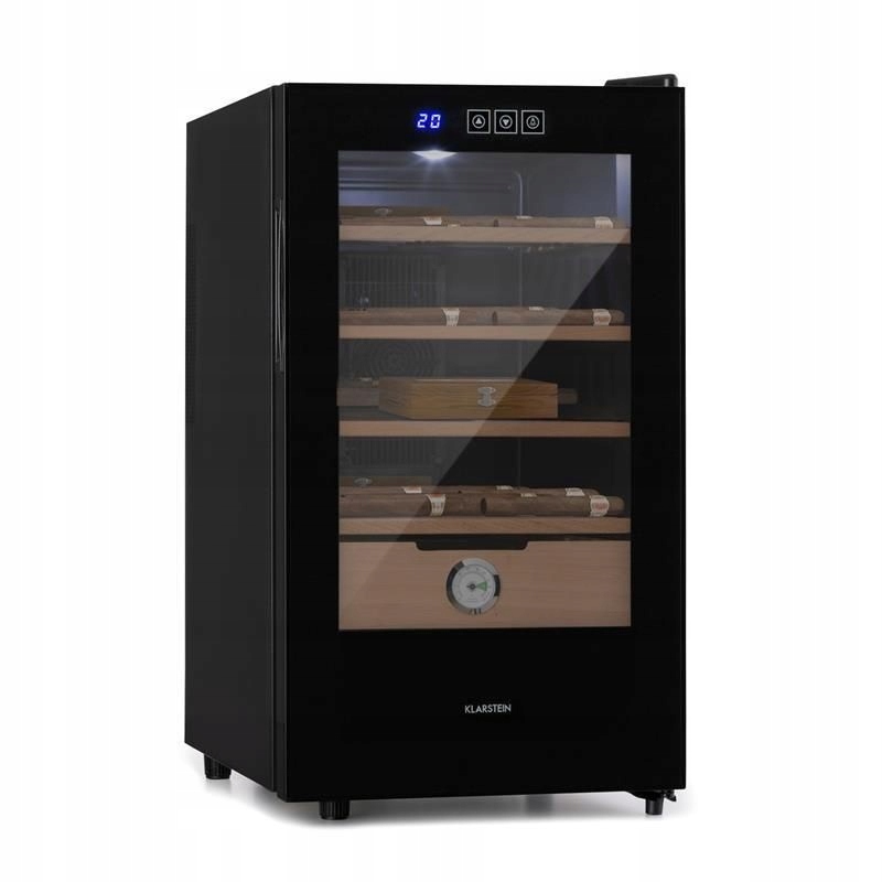 KLARSTEIN Humidor El Presidente 48 czarny Do Cygar