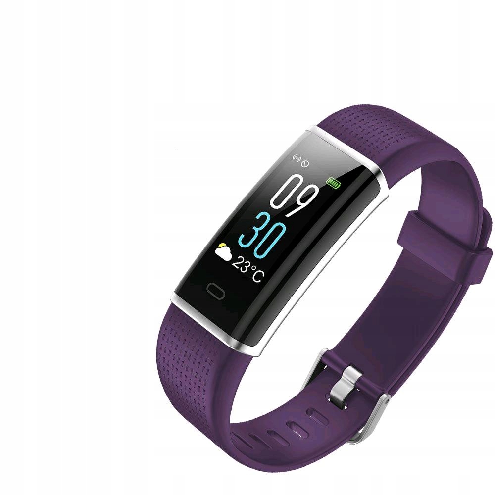 ZEGAREK FITNESS TRACKER MODERN SPORTOWY FIOLETOWY 7901399209
